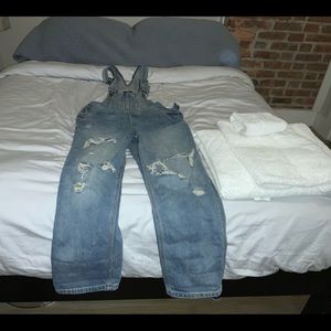 BDG Destroyed Overalls Size XS